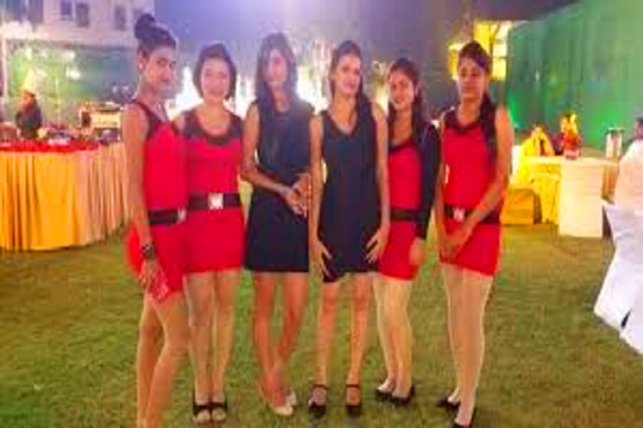 Event registration desk ushers and hospitality staff